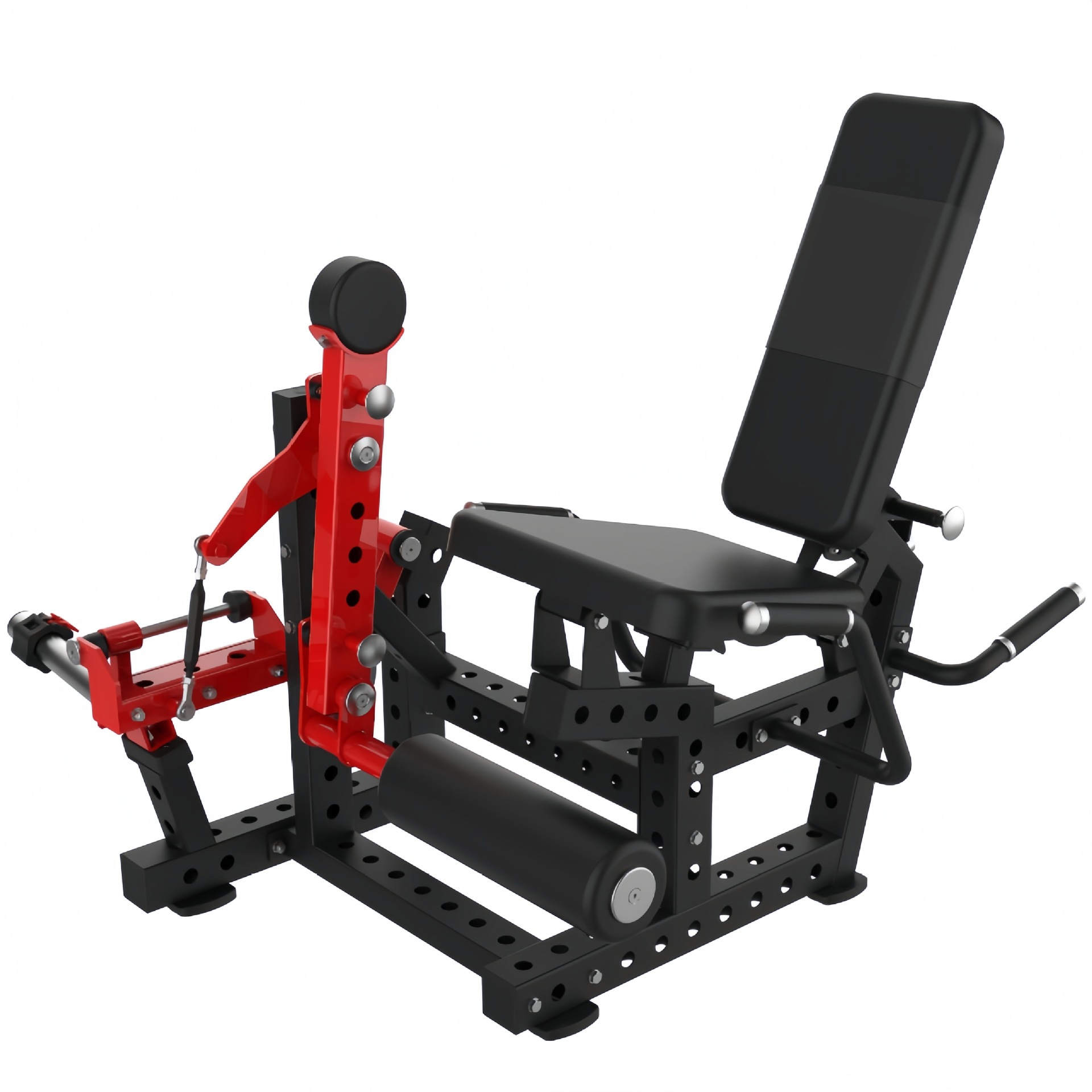 Factory Direct Adjustable Multi-Functional Workout Gym Equipment Metal Leg Extension Curl Machine Plate Fitness Equipment