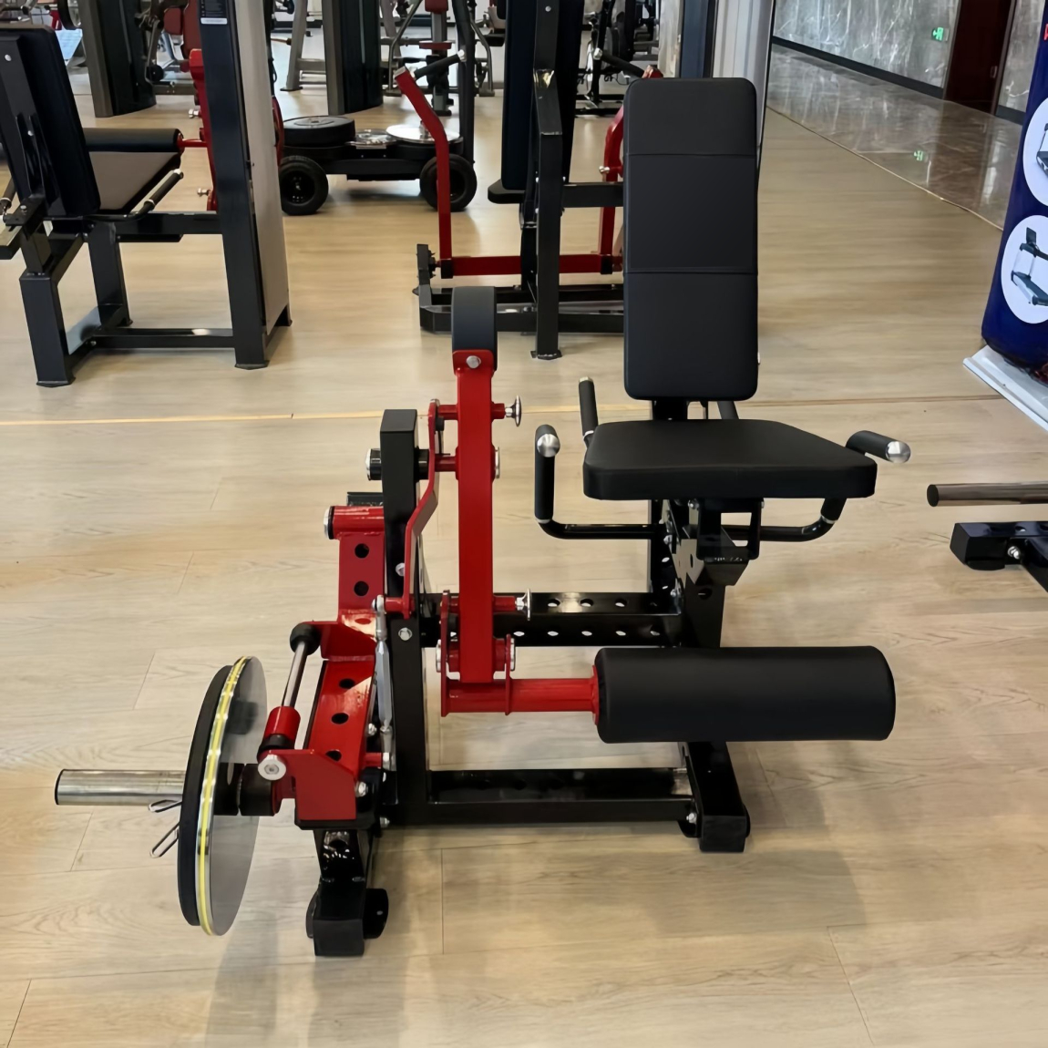 Factory Direct Adjustable Multi-Functional Workout Gym Equipment Metal Leg Extension Curl Machine Plate Fitness Equipment