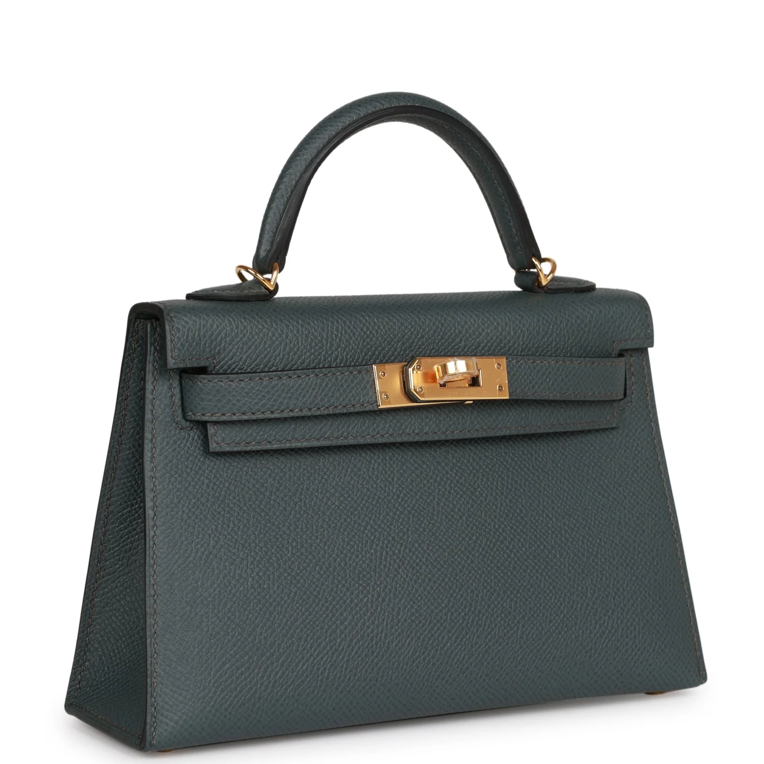 Kelly Sellier 20 Bleu Orage Epsom Gold Hardware