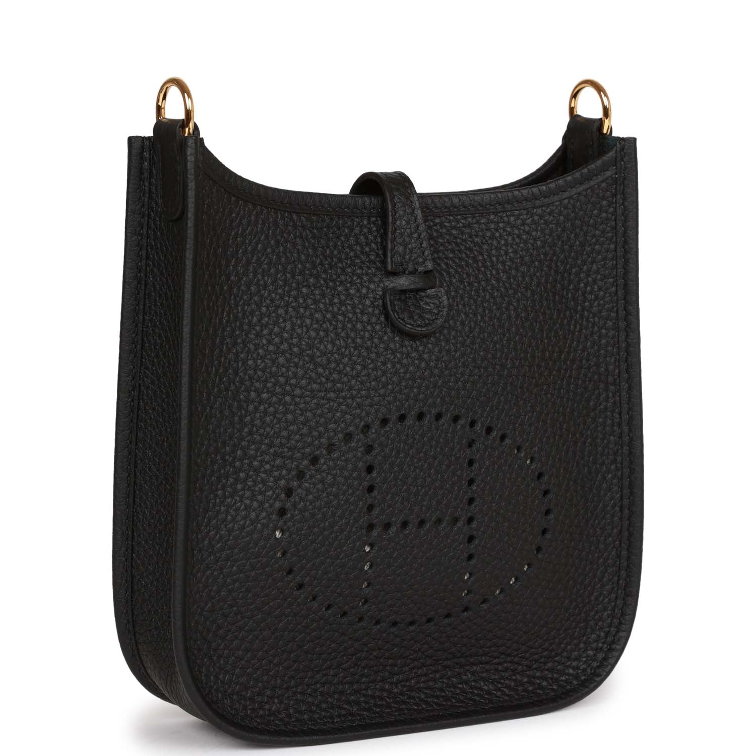 Evelyne TPM Black Clemence Gold Hardware