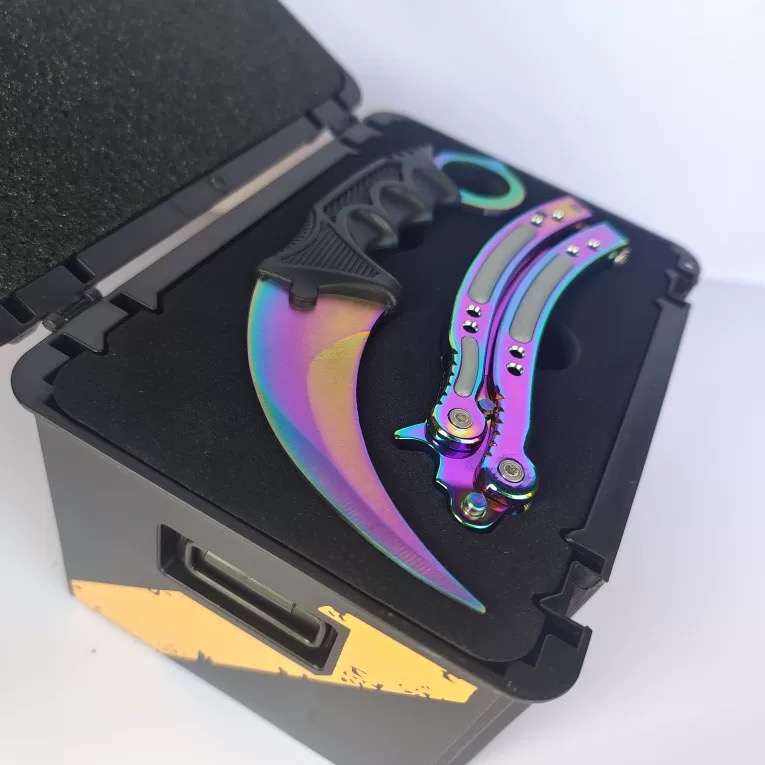 Xpropsreplica CSGO Karambit + Butterfly Knife Mystery Box