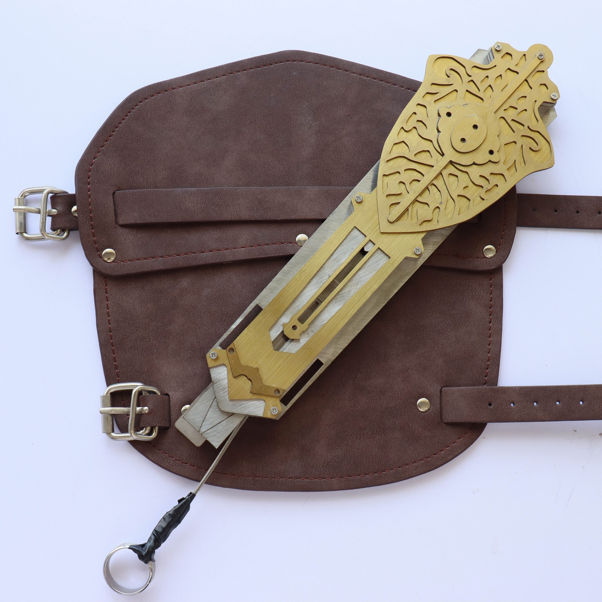 Xpropsreplica Metal Assassin's Valhalla  Eivor hidden blade Metal