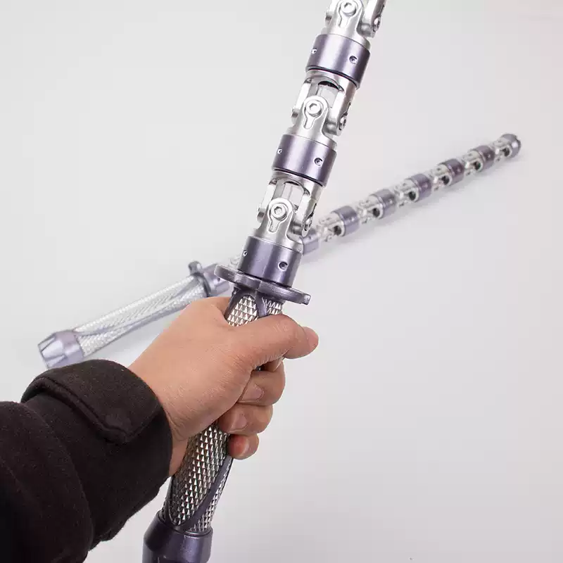 Xpropsreplica Black Widow metal batons from the movie Avengers, Natasha's dual batons, Scarlett Johansson's weapon model.