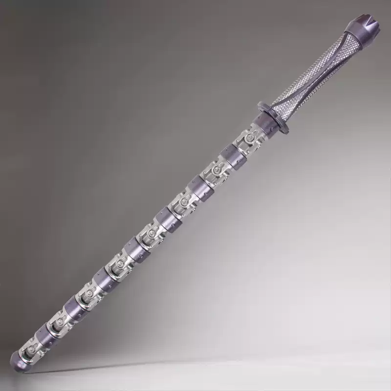 Xpropsreplica Black Widow metal batons from the movie Avengers, Natasha's dual batons, Scarlett Johansson's weapon model.