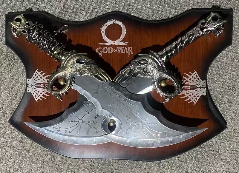 Xpropsreplica Blades of chaos | Handmade God of war blades of chaos stainless steel | Kratos Metal