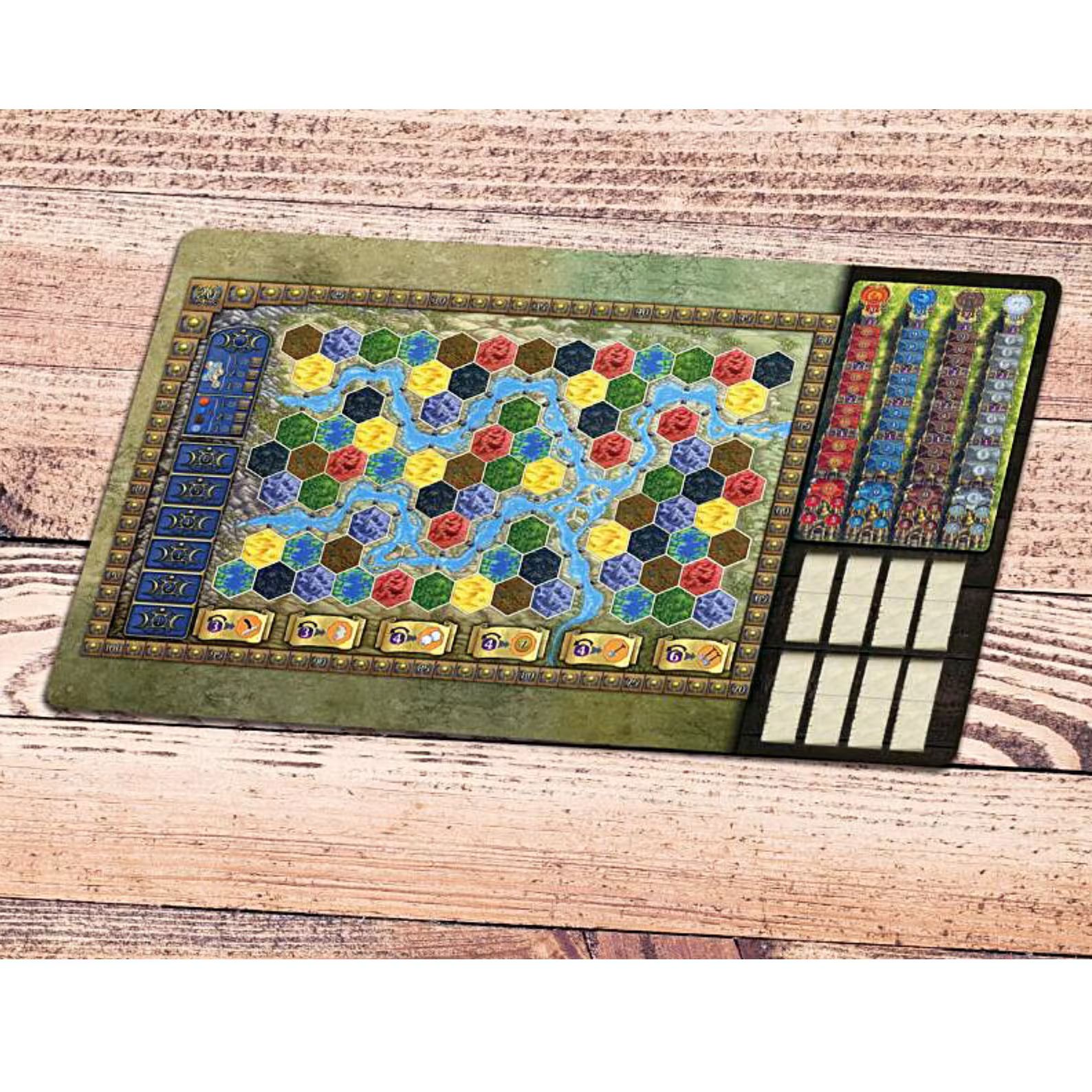 Xpropsreplica Boardgame Terra Mystica playmat-UNOFFICIAL PRODUCT