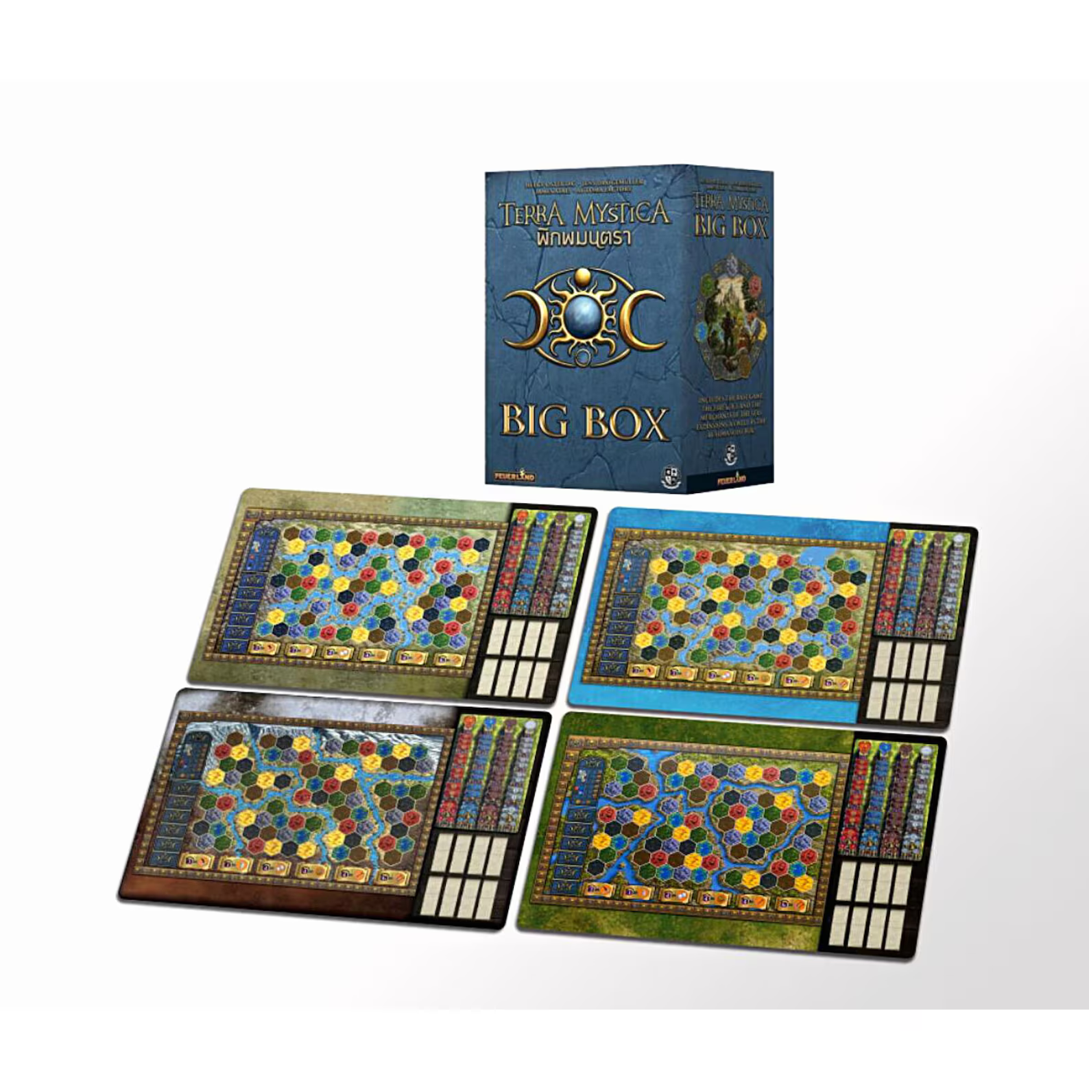Xpropsreplica Boardgame Terra Mystica playmat-UNOFFICIAL PRODUCT