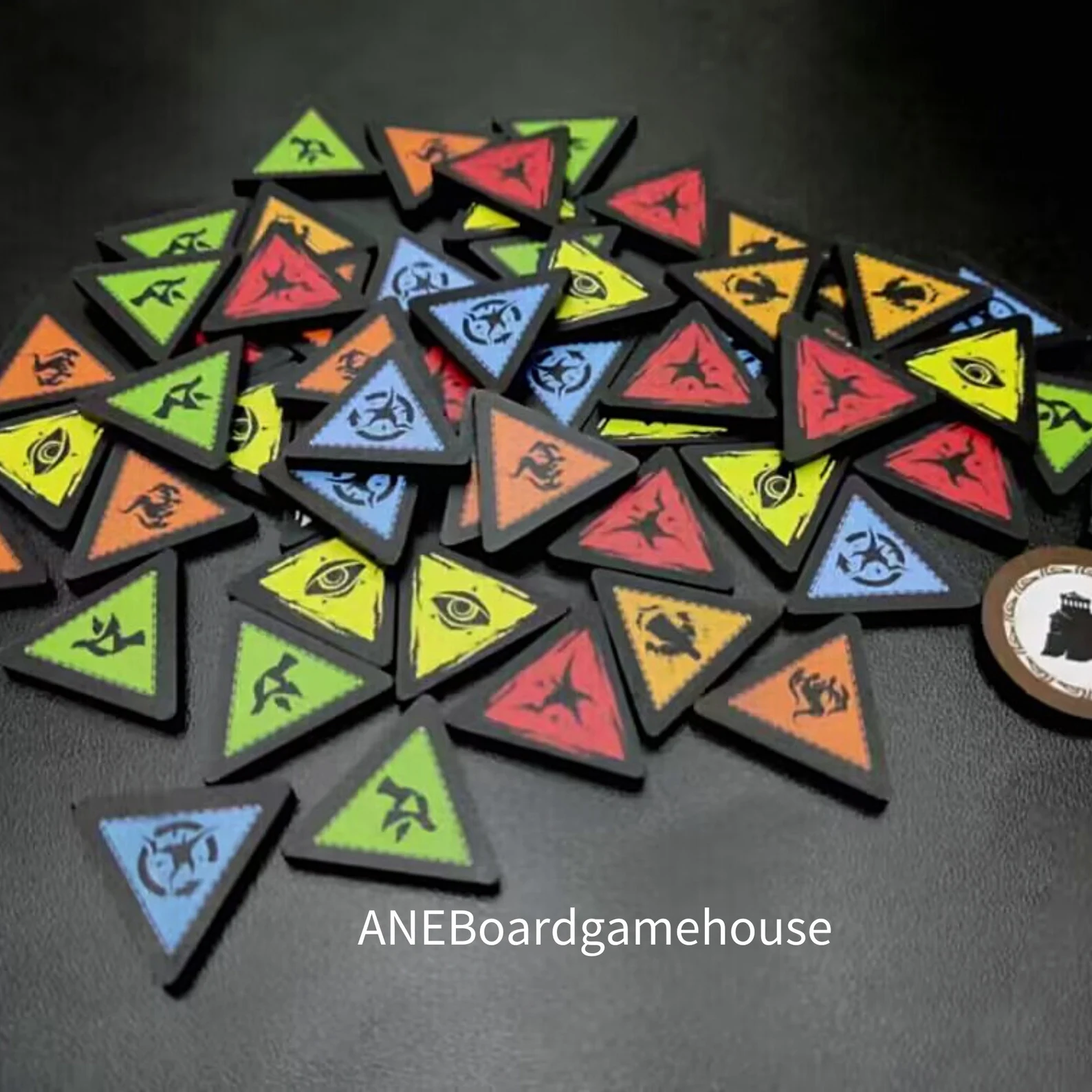 Xpropsreplica Boardgame ATO tokens, ATO Acrylic indicator Tokens, Aeon trespass Odyssey accessories, double side