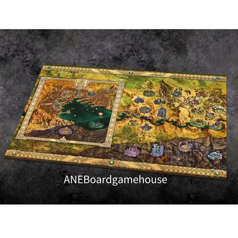 Xpropsreplica Self-made Baldur's Gate mouse pad, Baldur's Gate decoration map mat, Astarion Dice
