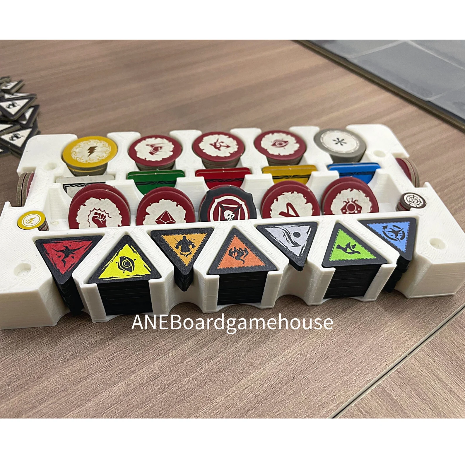 Xpropsreplica Boardgame ATO tokens, ATO Acrylic indicator Tokens, Aeon trespass Odyssey accessories, double side