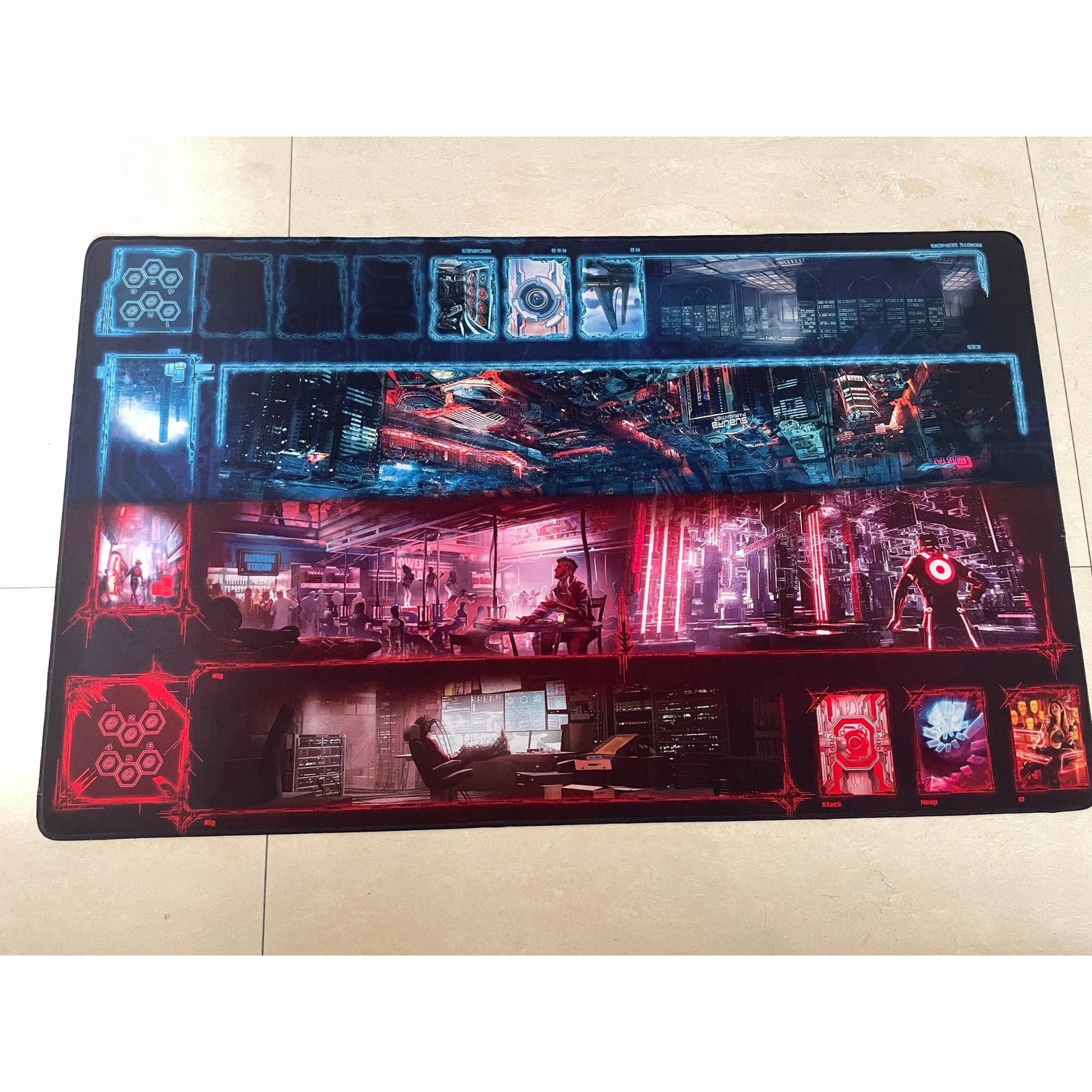 Xpropsreplica Boardgame- Android:Netrunner playermat-UNOFFICIAL PRODUCT