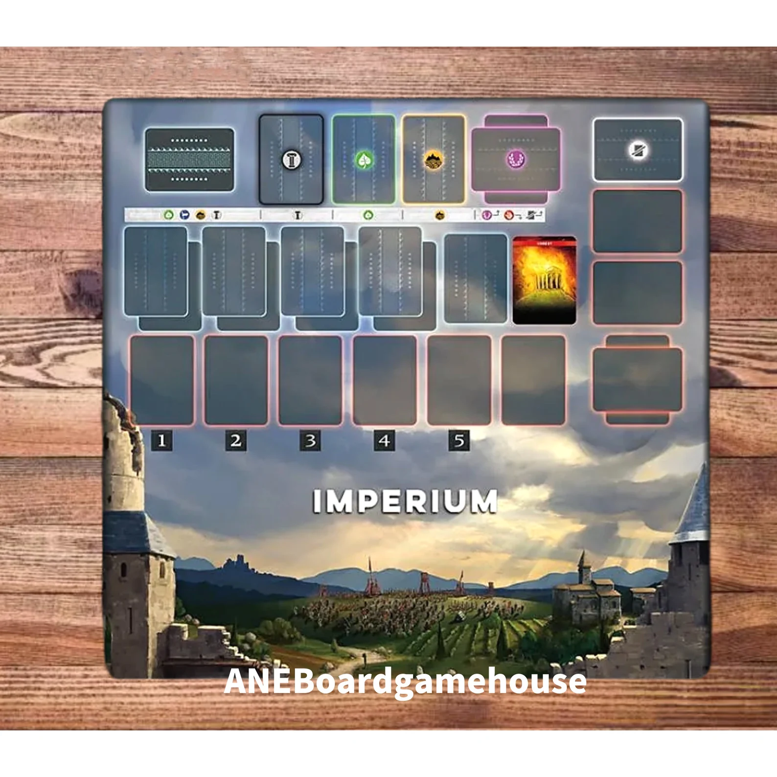 Xpropsreplica Boardgame- Imperium Classic Legends playmat-UNOFFICIAL PRODUCT