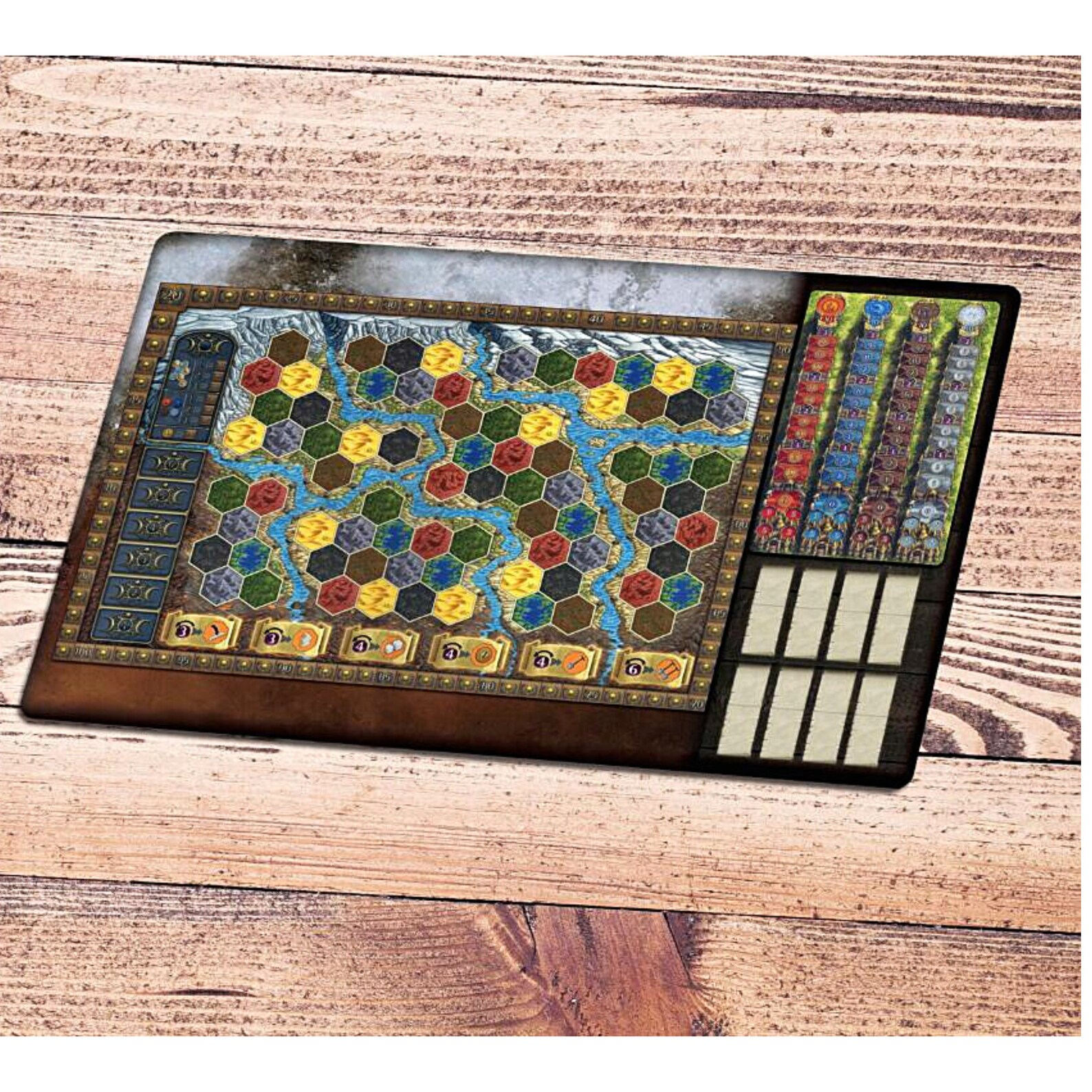 Xpropsreplica Boardgame Terra Mystica playmat-UNOFFICIAL PRODUCT