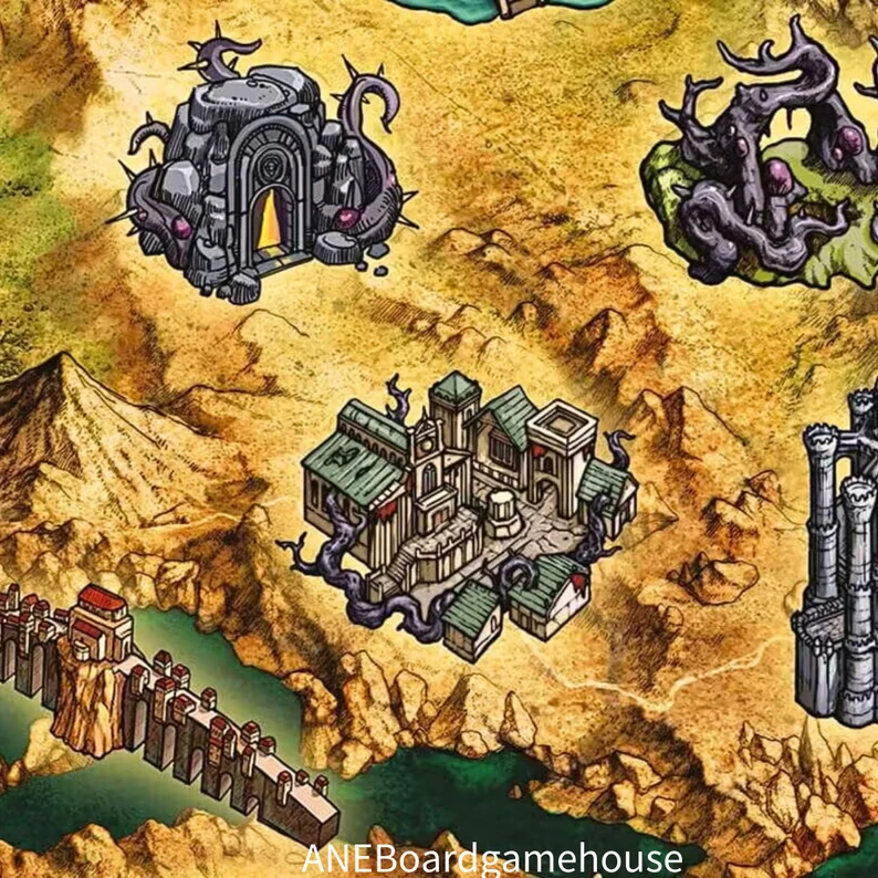 Xpropsreplica Self-made Baldur's Gate mouse pad, Baldur's Gate decoration map mat, Astarion Dice