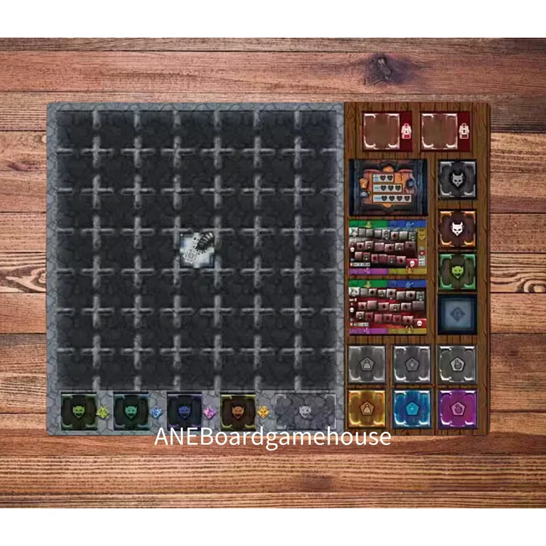 Xpropsreplica Boardgame Tiny epic dungeons playmat -UNOFFICIAL PRODUC