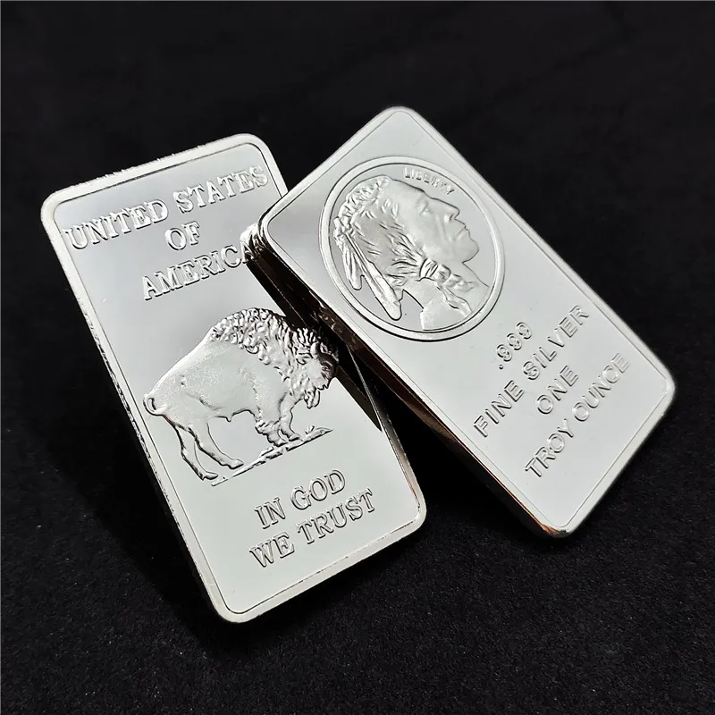 Last Day Flash Sale🔥Buffalo Silver Bar | Silvertowne Mint 999 Silver Bar