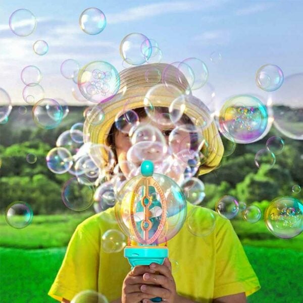 🔥HOT SALE NOW 49% OFF🎉Automatic Bubble Gun Blowing Electric Soap Bubbles Maker Machine