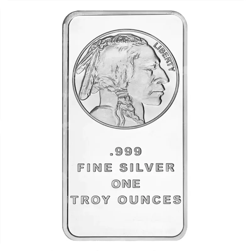 Last Day Flash Sale🔥Buffalo Silver Bar | Silvertowne Mint 999 Silver Bar