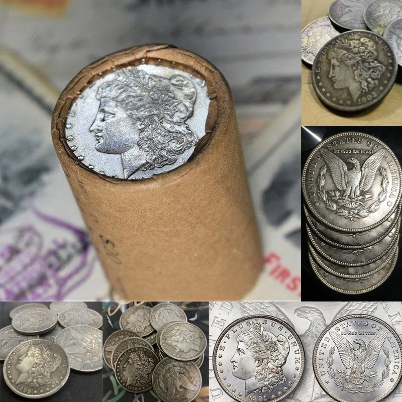 【11PCS】The Complete Collection of Morgan Silver Dollars 【1878-1904, 1921】