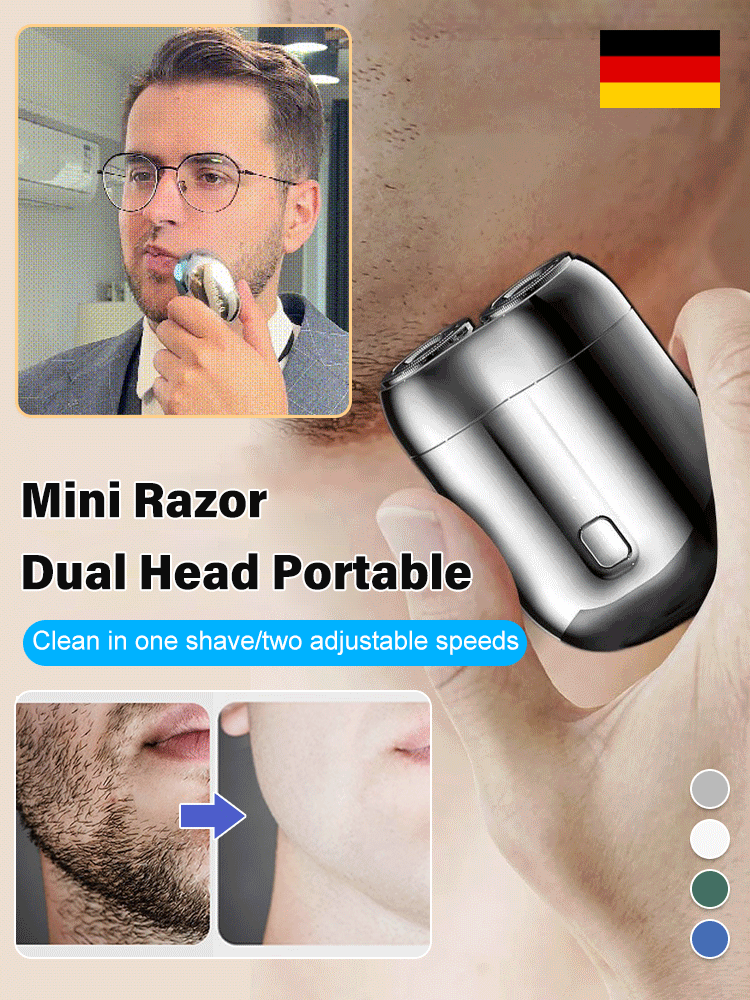 🎁Last Day Promotion 49% OFF⏳Recommended Gifts For Men: New Mini Double-head Electric Shaver