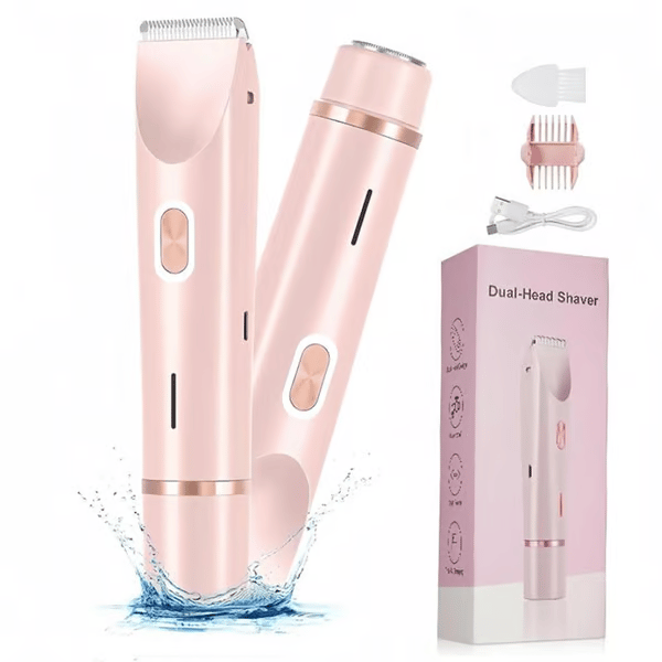 🎁Last Day 50% off-🔥2 in 1 Electric Shaver👍Wet and Dry Use Body Trimmer for Home & Travel