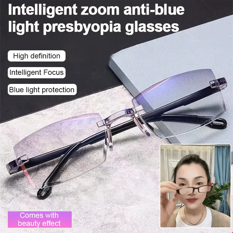 👓️Intelligent zoom anti blue light presbyopia glasses, Buy 1 get 1 free $43.