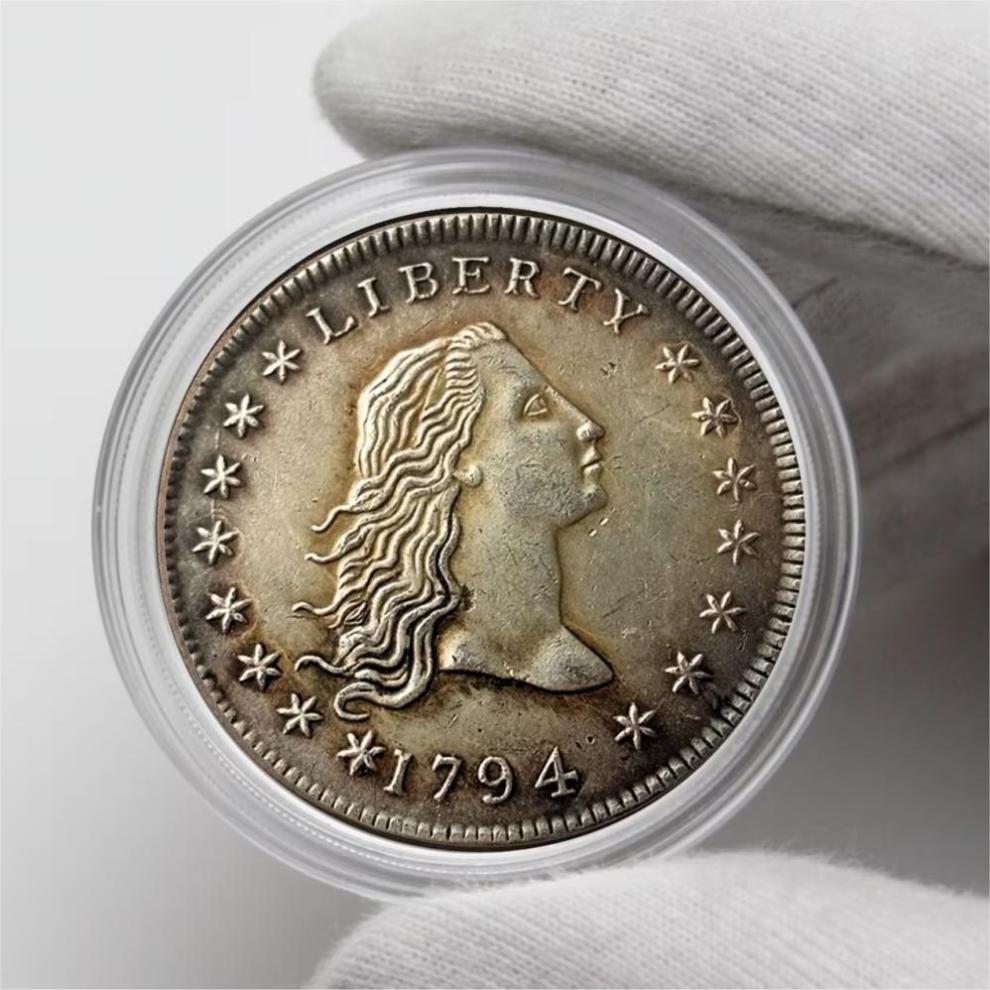 💥Last 12 sets‼️🪙The Complete Set Of 1794-1804 Liberty Flowing Hair Silver Dollar(11Pcs)