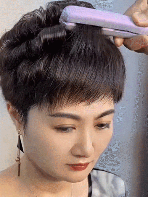 Multifunctional splint, small and convenient, can be used for straight hair and curly hair