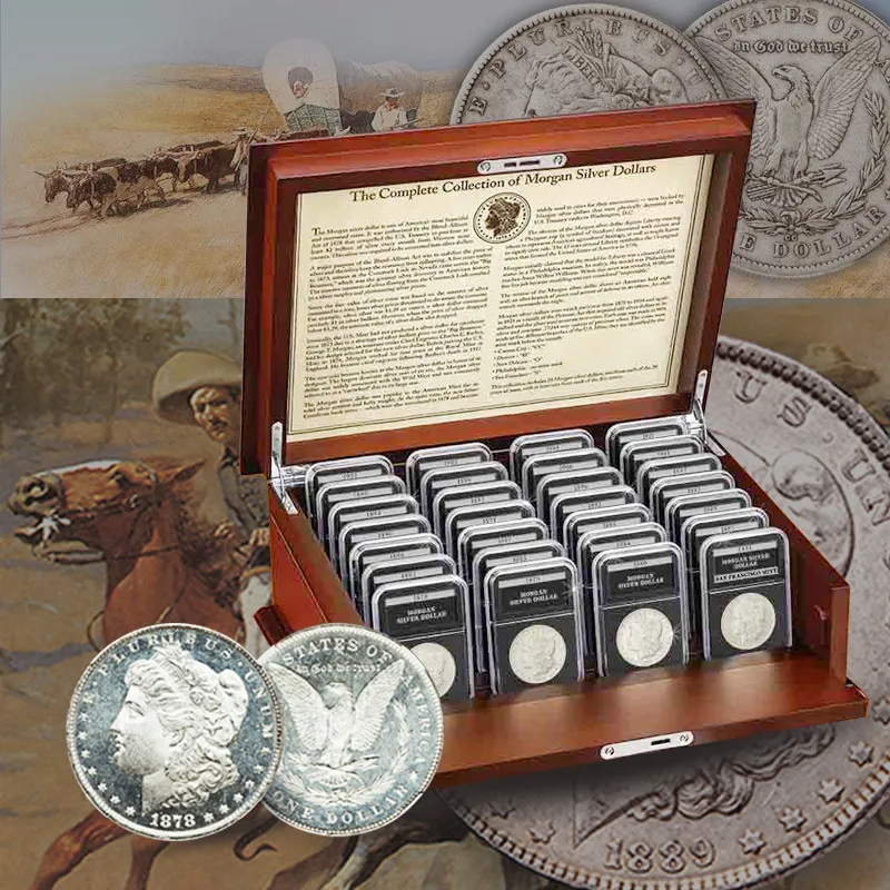 ā°Last 3 Days Sale š„1878-1921 Morgan Silver Dollar Set 28PCćComplete Collectionć