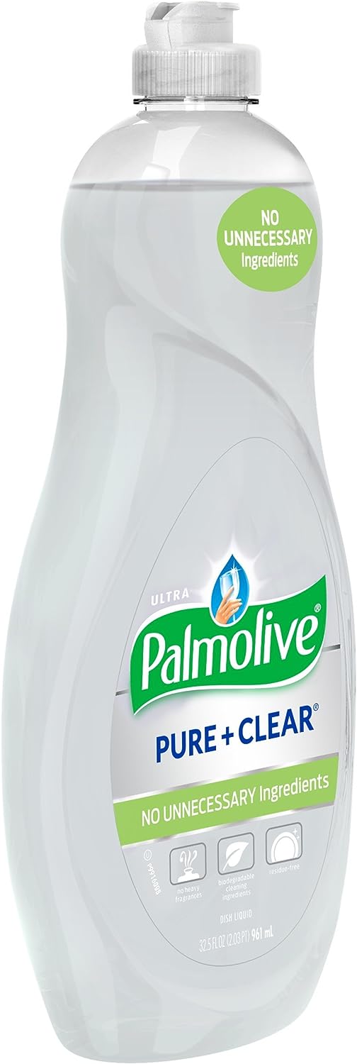 Palmolive Ultra Dishwashing Liquid Dish Soap, Oxy Power Degreaser - 32.5 Fl Oz (Pack of 4)