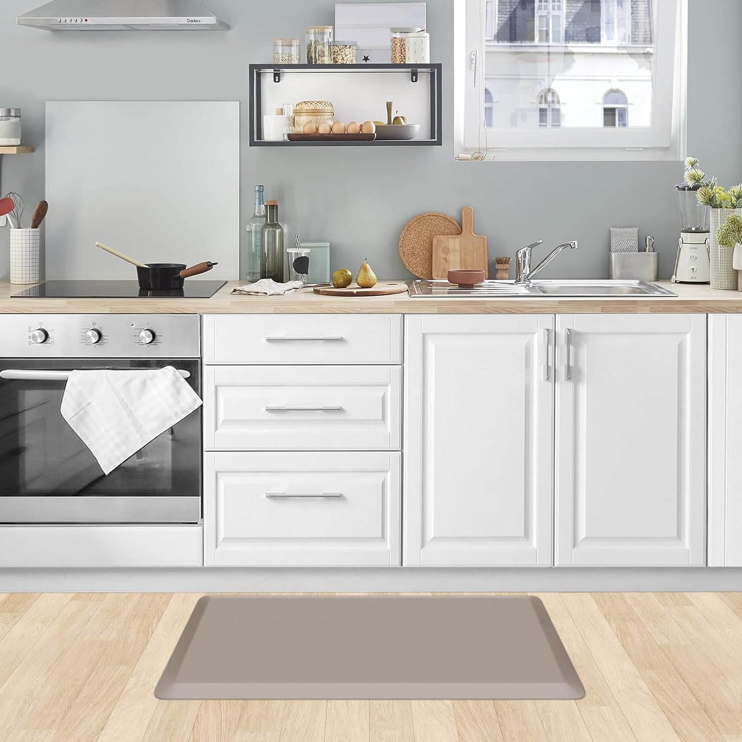 KitchenClouds Kitchen Mat Cushioned Anti Fatigue Rug 17.3