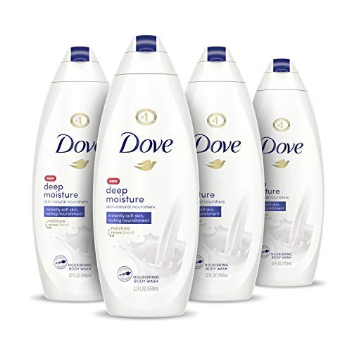 Dove Body Wash with Pump Deep Moisture For Dry Skin Moisturizing Skin Cleanser with 24hr Renewing MicroMoisture Nourishes The Driest Skin 30.6 oz