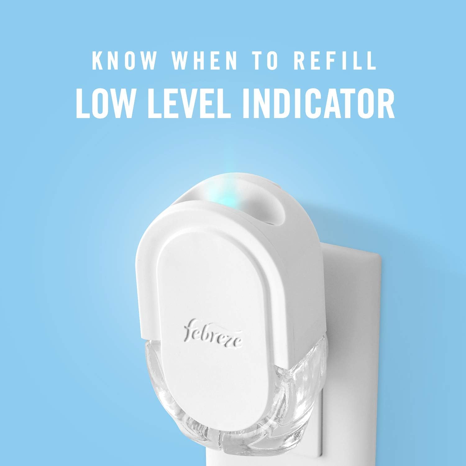 Febreze Plug in Air Fresheners for Home, Air Freshener Plug in, Wall Diffuser, Ocean Scent, Odor Fighter for Strong Odors, 1 Warmer + 2 Oil Refills