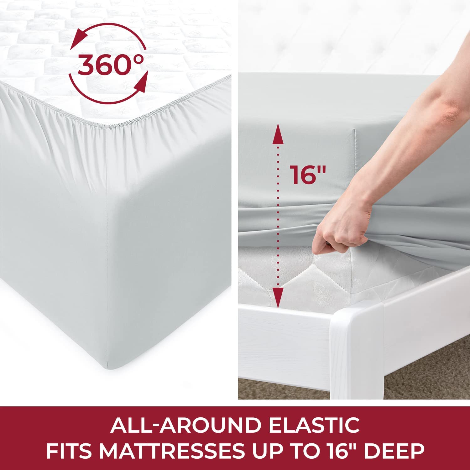 Queen Sheet Sett- 4 Piece