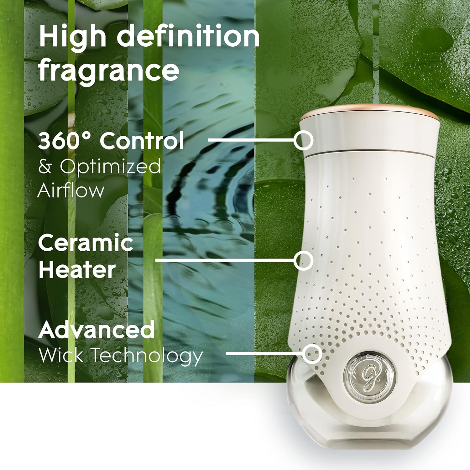 Glade PlugIns Air Freshener Starter Kit, Scented and Essential Oils for Home and Bathroom, Clean Linen, 4.02 Fl Oz, 2 Warmers and 6 Refills