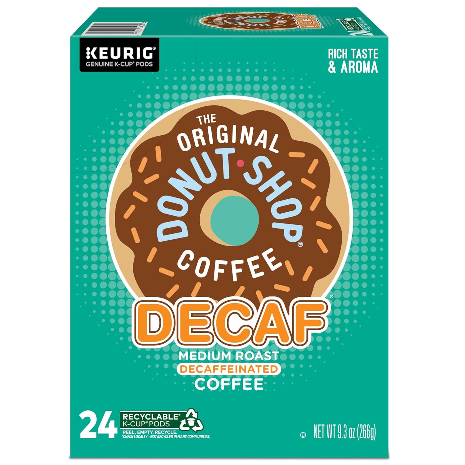 The Original Donut Shop Regular Keurig Single-Serve K-Cup Pods, Medium Roast Coffee, 96 Count