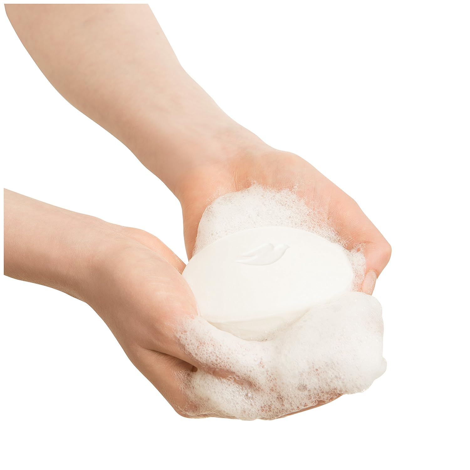 Dove Beauty Bar More Moisturizing Than Bar Soap for Softer Skin, Fragrance-Free, Hypoallergenic Beauty Bar Sensitive Skin With Gentle Cleanser 3.75 oz 14 Bars