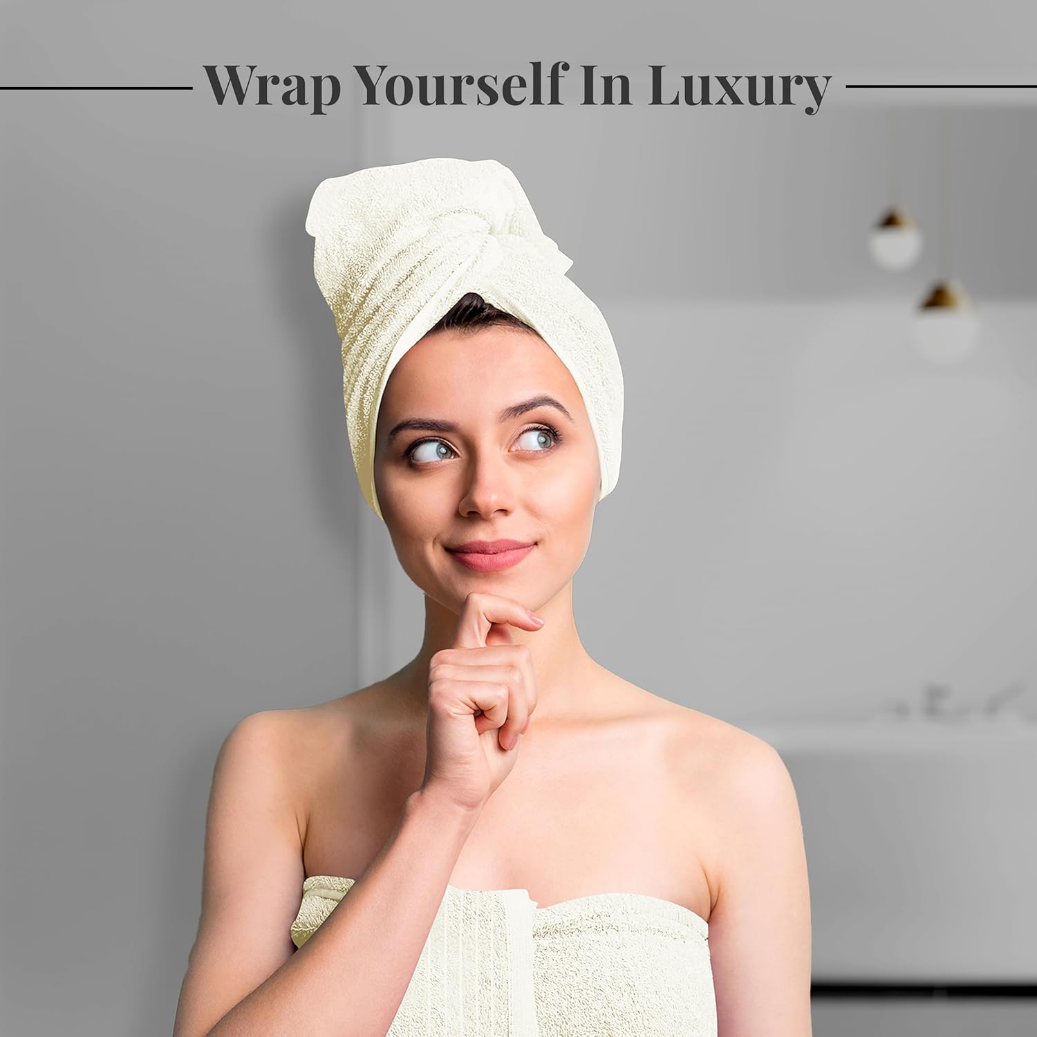 Tens Towels Extra Large Bath Towels 30 x 60 Inches, 100% Cotton, Larger & Lighter, Quicker to Dry, Lighter Weight, Super Soft and Absorbent, Perfect Bathroom Towels