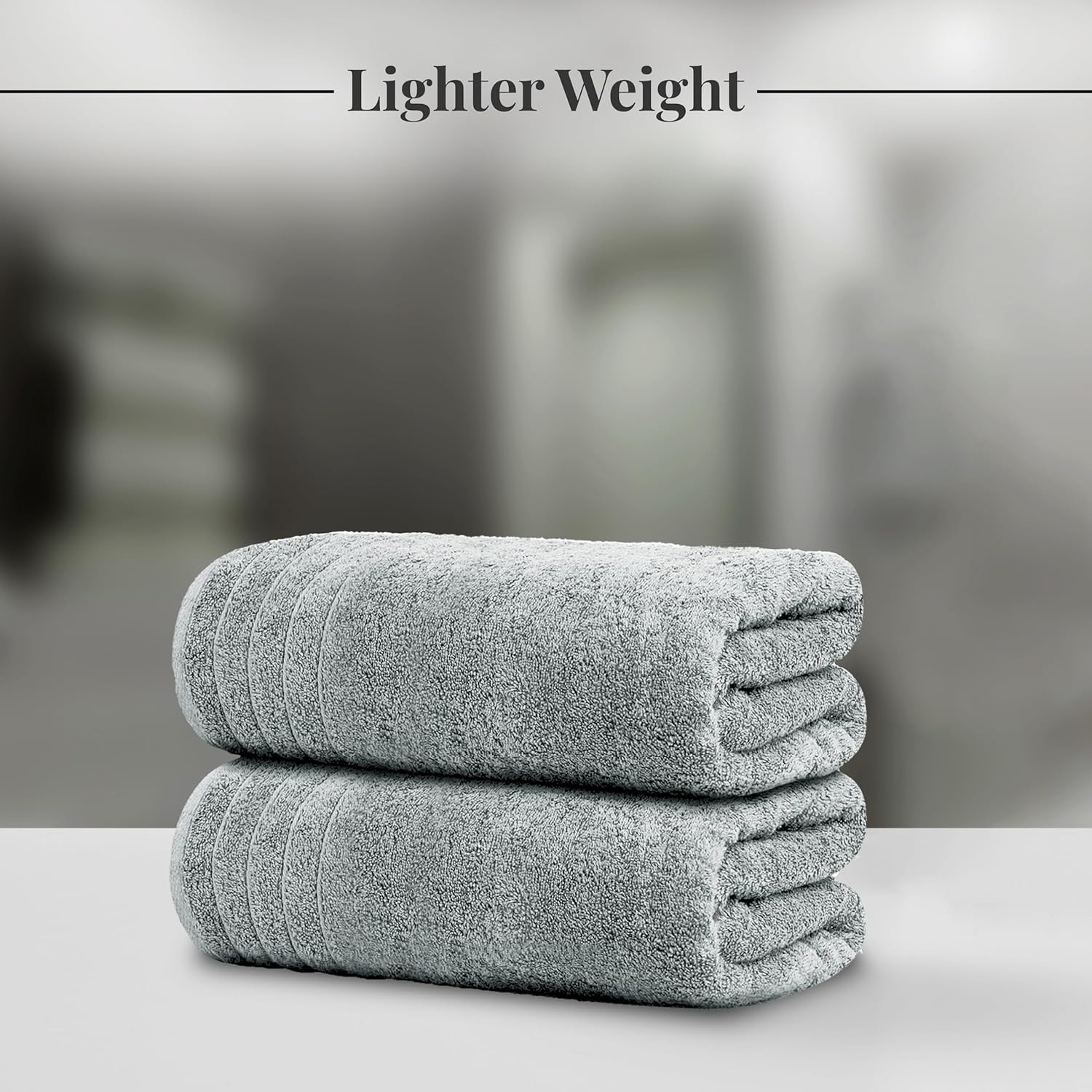 Tens Towels Extra Large Bath Towels 30 x 60 Inches, 100% Cotton, Larger & Lighter, Quicker to Dry, Lighter Weight, Super Soft and Absorbent, Perfect Bathroom Towels