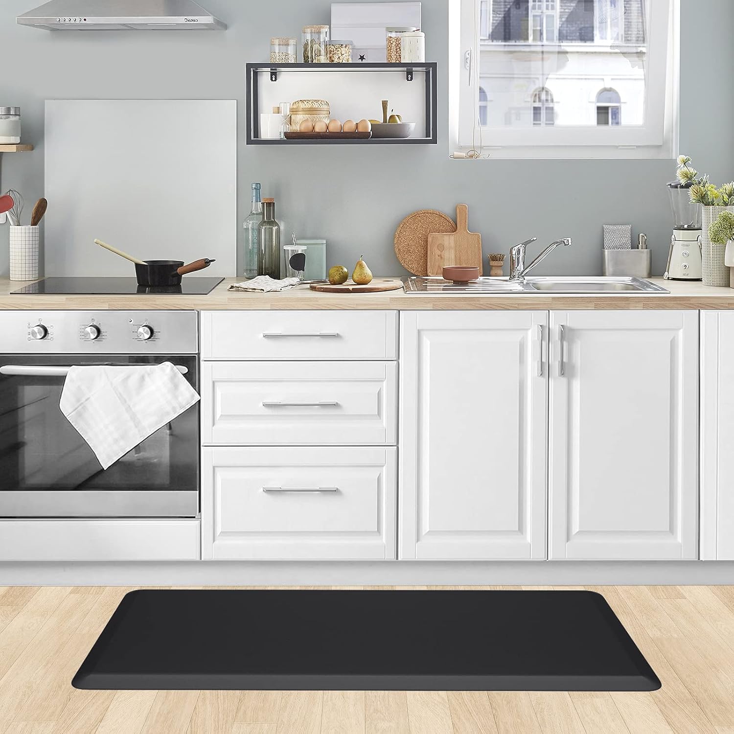 KitchenClouds Kitchen Mat Cushioned Anti Fatigue Rug 17.3
