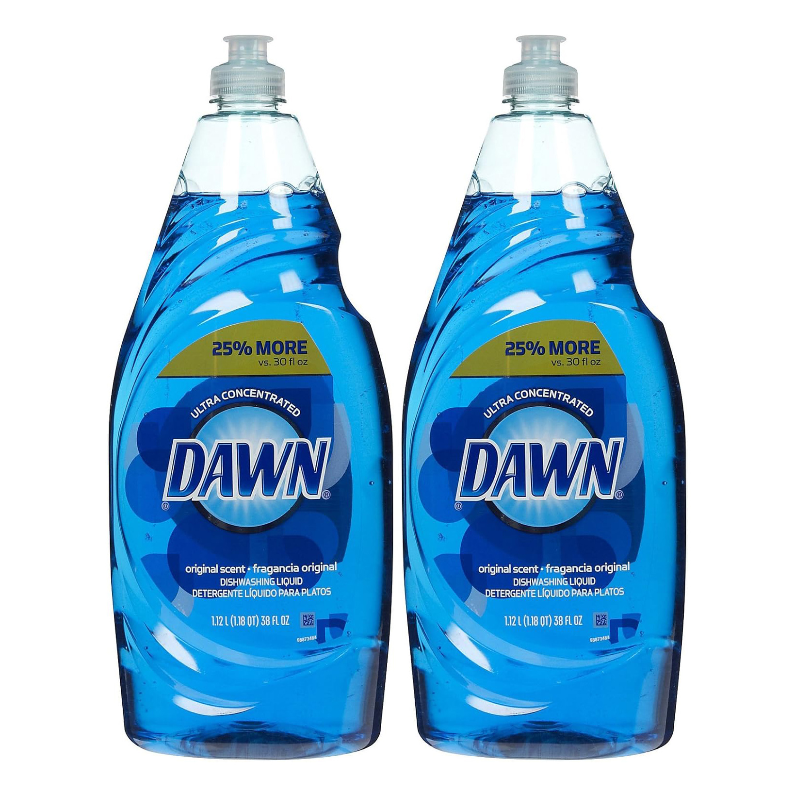 Dawn Dishwashing Liquid Dish Soap, Original Scent, 38 fl oz