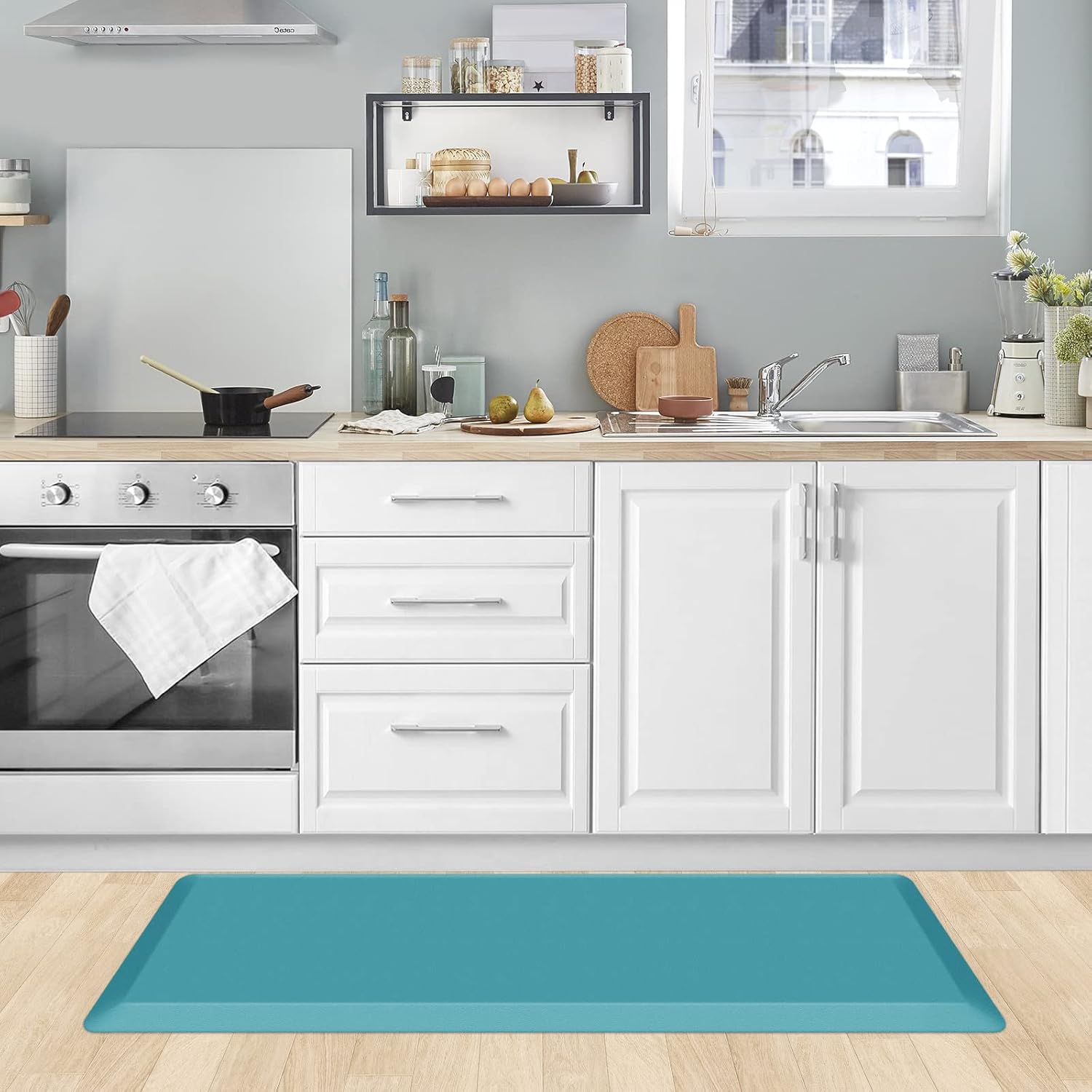KitchenClouds Kitchen Mat Cushioned Anti Fatigue Rug 17.3