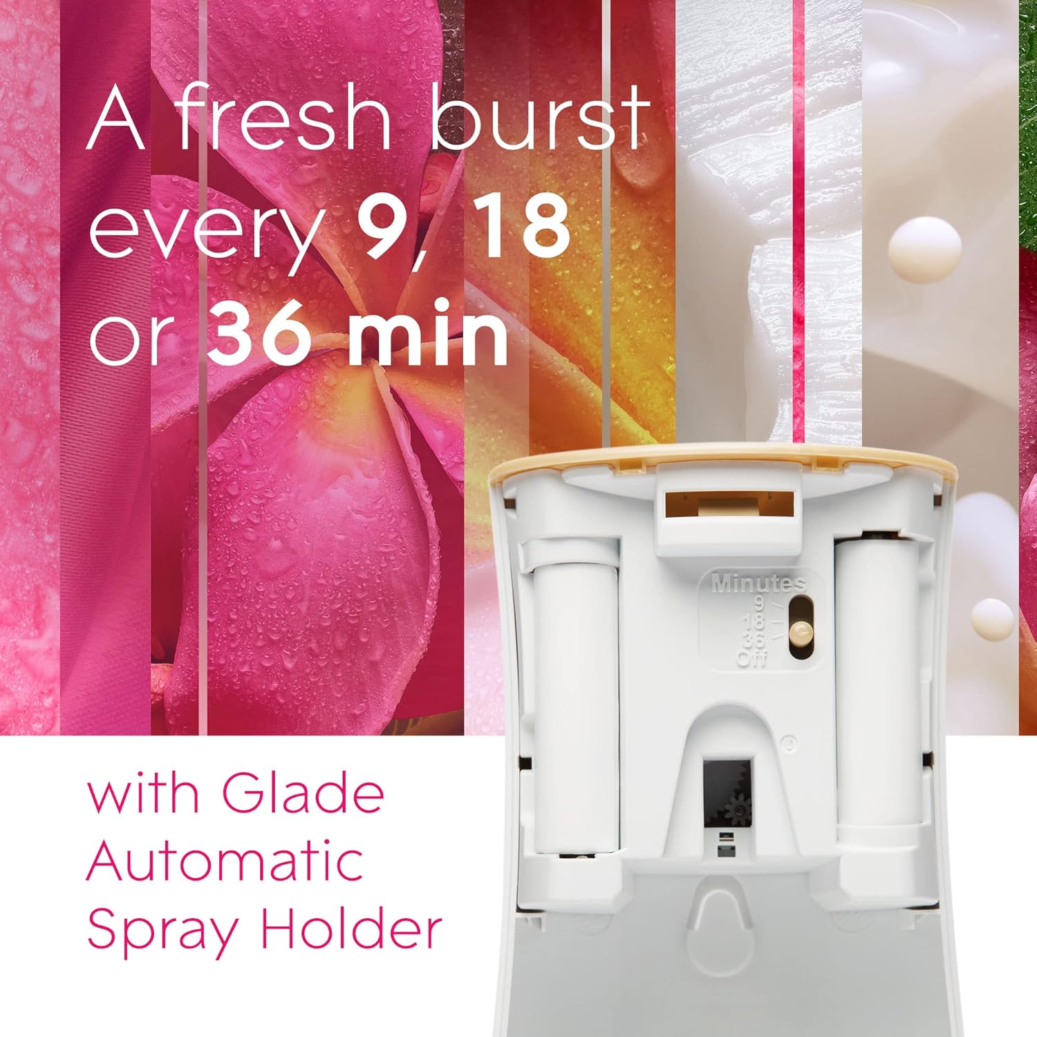 Glade Automatic Spray Air Freshener Refill, Scented Air Freshener for Home and Bathroom, Clean Linen, 6.2 Oz, 3 Count