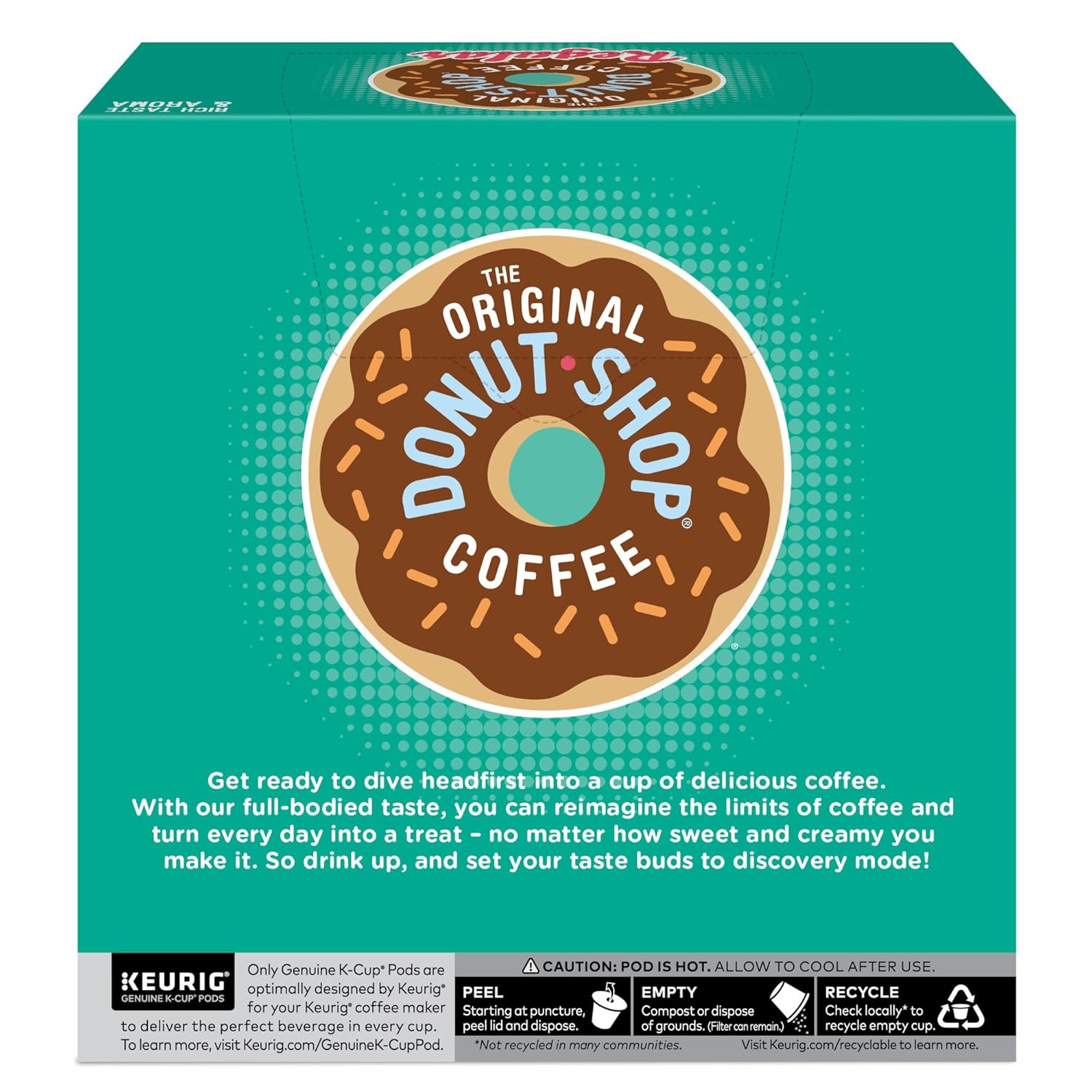 The Original Donut Shop Regular Keurig Single-Serve K-Cup Pods, Medium Roast Coffee, 96 Count