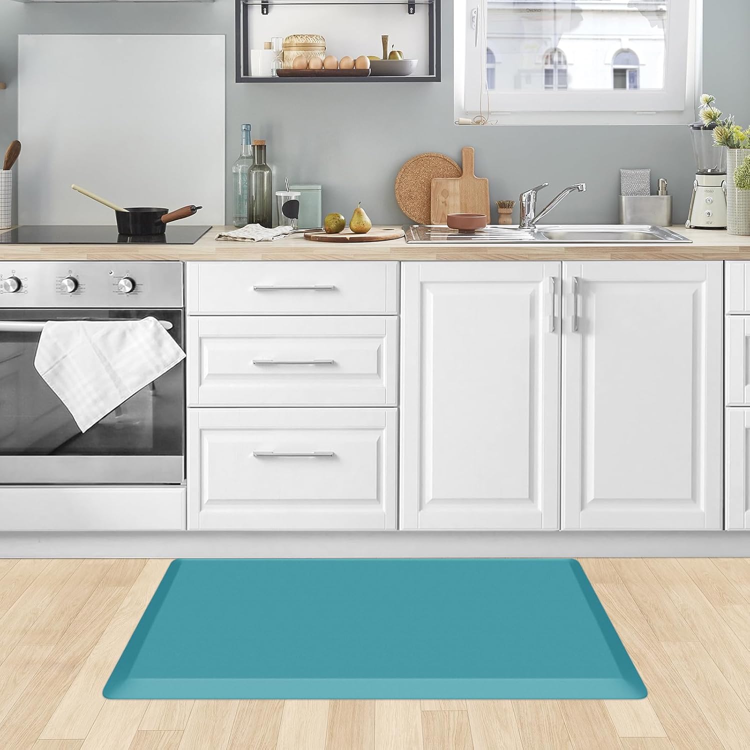 KitchenClouds Kitchen Mat Cushioned Anti Fatigue Rug 17.3
