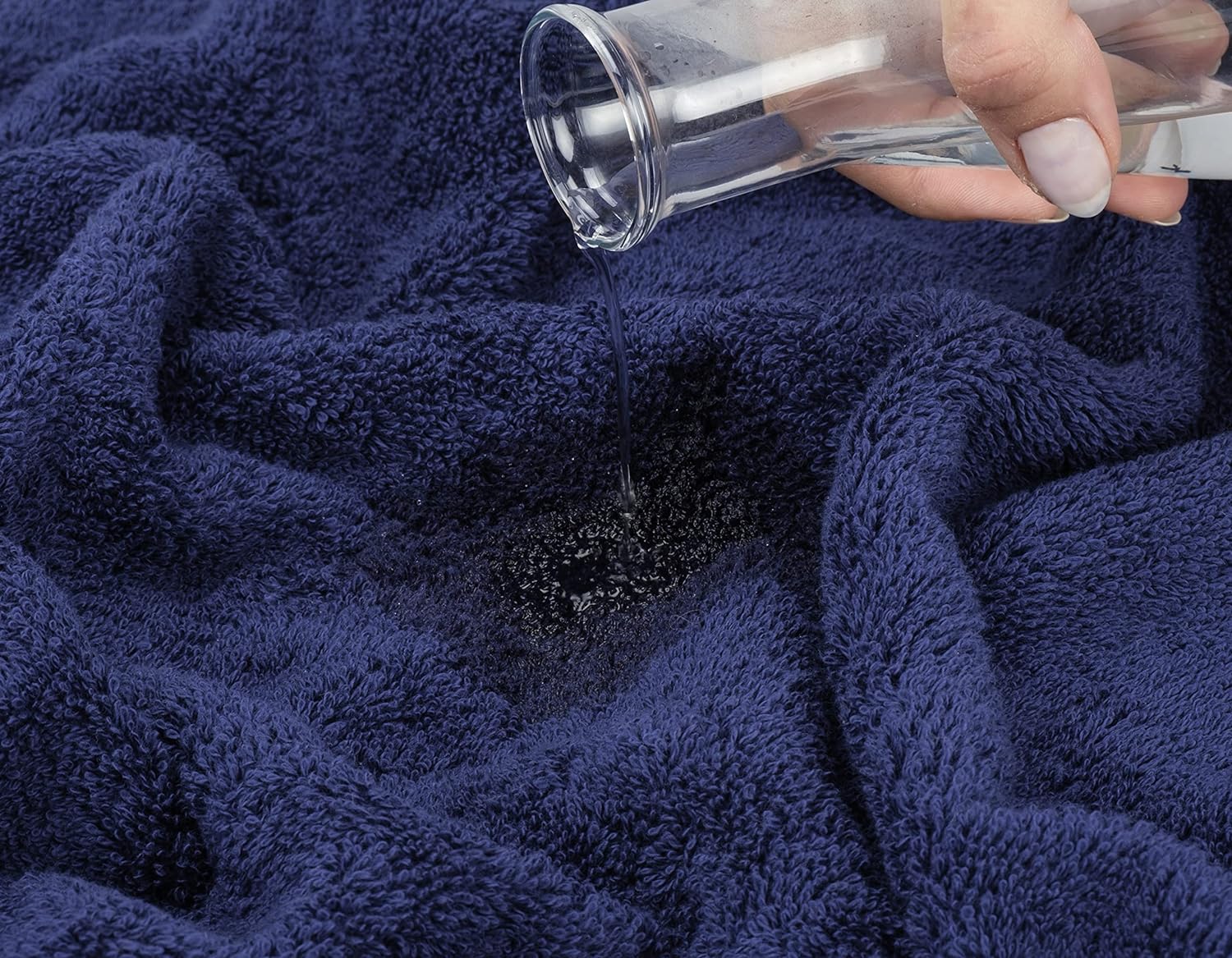 American Soft Linen Luxury 6 Piece Towel Set, 2 Bath Towels 2 Hand Towels 2 Washcloths, 100% Cotton Turkish Towels for Bathroom, Light Grey Towel Sets