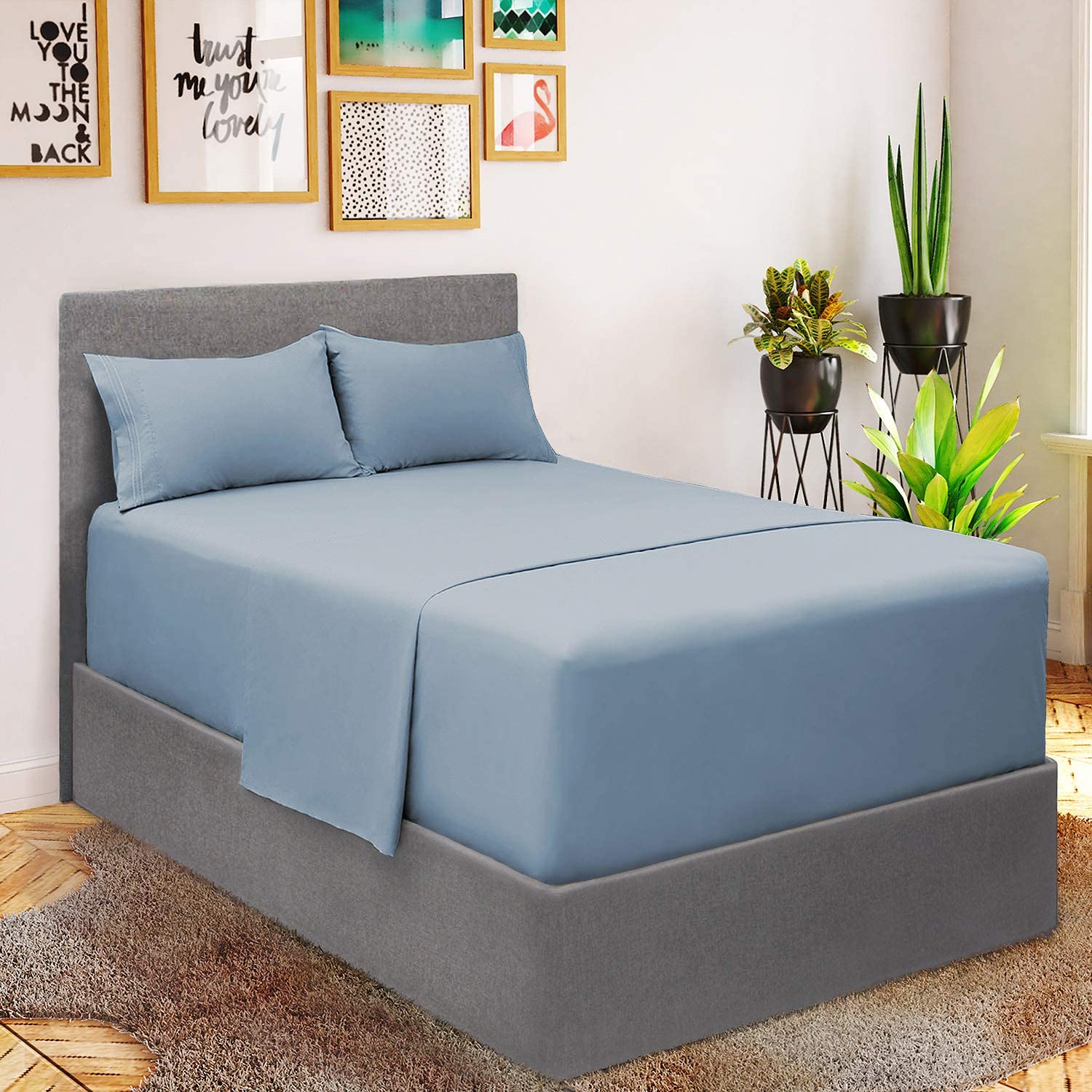 Queen Sheet Sett- 4 Piece