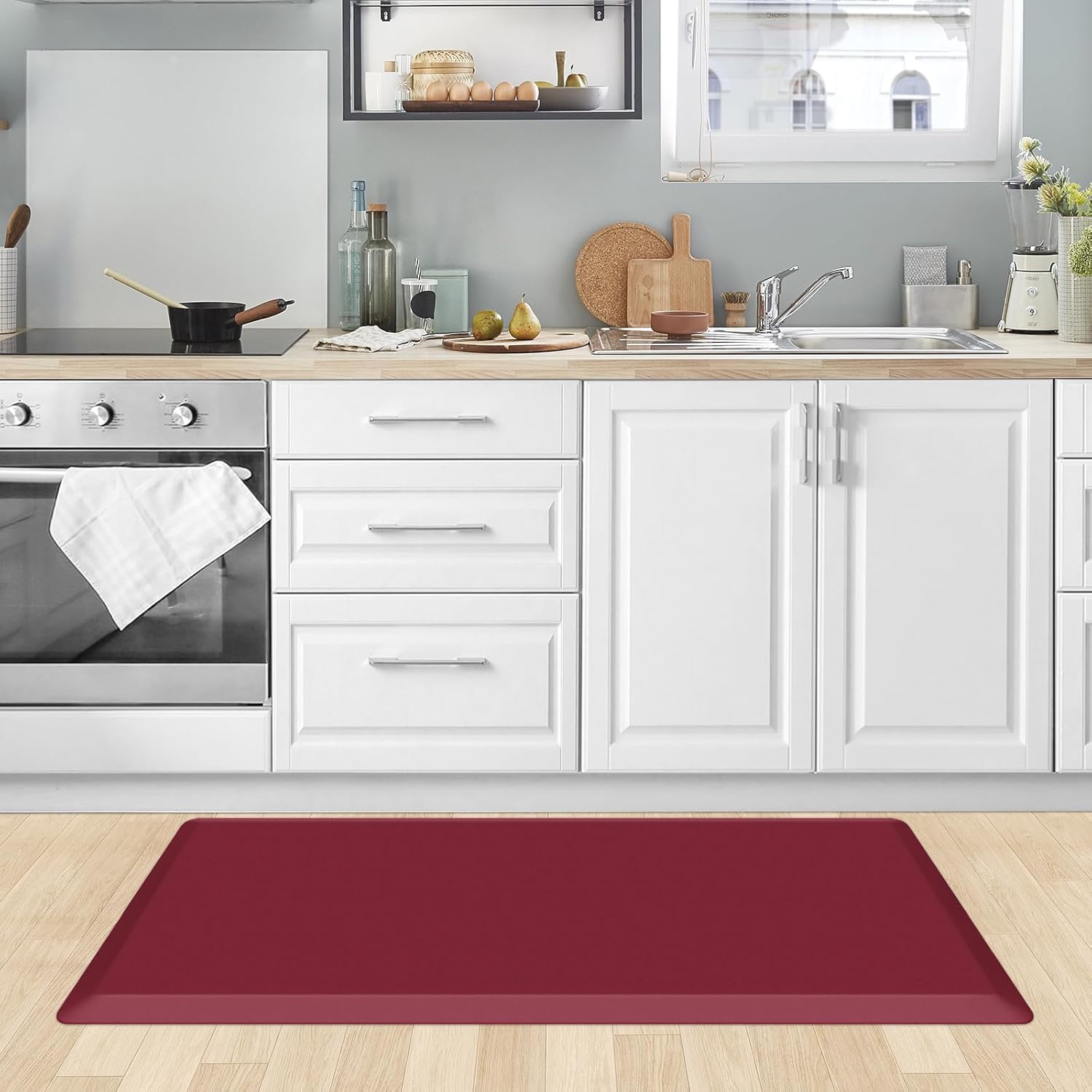 KitchenClouds Kitchen Mat Cushioned Anti Fatigue Rug 17.3