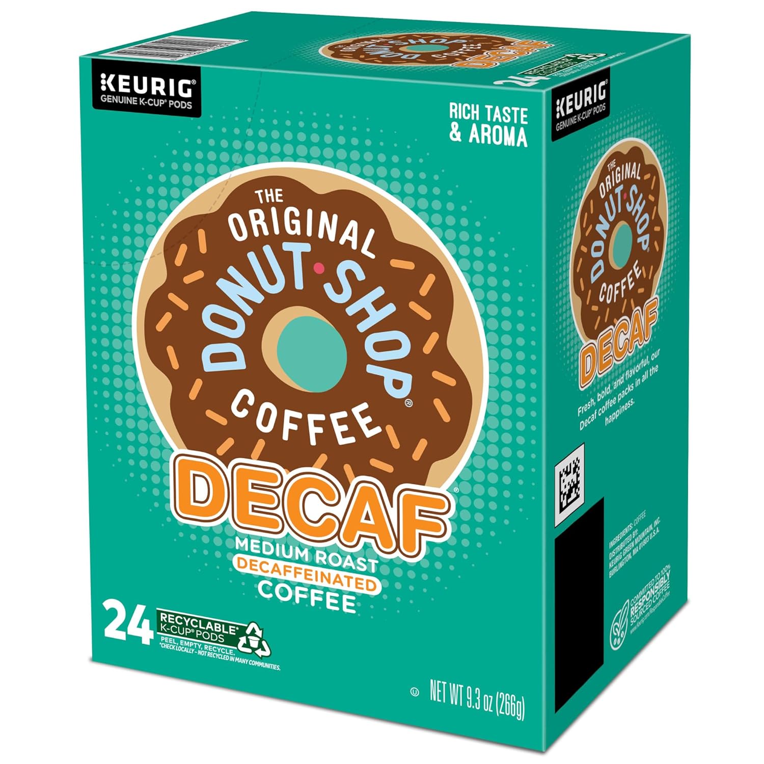 The Original Donut Shop Regular Keurig Single-Serve K-Cup Pods, Medium Roast Coffee, 96 Count