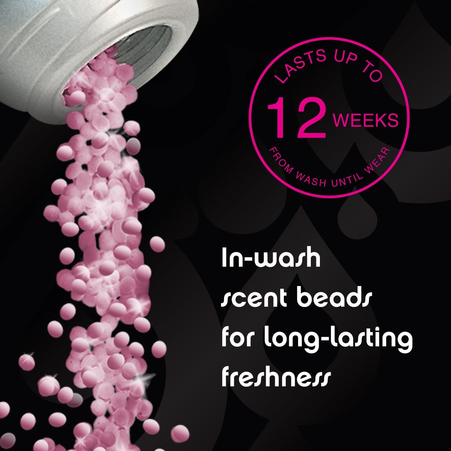 Downy Unstopables In Wash Scent Booster Beads, Fresh Scent, 24 oz, Downy Scent Booster Beads, Unstoppable Laundry Beads, Odor Protection